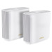 ASUS ZenWiFi XT9 2-pack Wireless AX7800 Tri-band Mesh WiFi 6 System, white