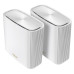 ASUS ZenWiFi XT9 2-pack Wireless AX7800 Tri-band Mesh WiFi 6 System, white