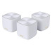 ASUS ZenWiFi XD4 Plus 3-pack white Wireless AX1800 Dual-band Mesh WiFi 6 System