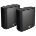 ASUS ZenWiFi XT9 2-pack Wireless AX7800 Tri-band Mesh WiFi 6 System, black