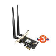 Tenda E33 - Wireless AX5400 PCI Express Adapter, WiFi 6E, 802.11ax/ac/a/b/g/n, 5378Mbps, Bluetooth 5.2, WPA3