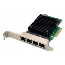 DIGITUS 4 Port RJ45 RTL8125B 2,5 GBits Server NIC