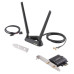 ASUS PCE-AX58BT - Dualband WLAN PCI-E, Wi-Fi 6 (802.11ax) AX3000 Dual-Band, MU-MIMO