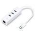 TP-Link UE330 USB 3.0 3-portový USB hub & gigabitový ethernet adaptér