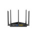 Tenda TX27 Pro AXE5700 WiFi6E Router, 1x GWAN, 3x GLAN, IPv6, BSS Color, VPN server, WPA3,CZ app