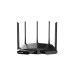 Tenda TX27 Pro AXE5700 WiFi6E Router, 1x GWAN, 3x GLAN, IPv6, BSS Color, VPN server, WPA3,CZ app