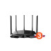 Tenda TX27 Pro AXE5700 WiFi6E Router, 1x GWAN, 3x GLAN, IPv6, BSS Color, VPN server, WPA3,CZ app