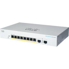 Cisco switch CBS220-8P-E-2G, 8xGbE RJ45, 2xSFP, fanless, PoE+, 65W