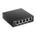 D-Link DES-1005P B1 5-Port 10/100 PoE Desktop Switch, 4x PoE+, 60W pro PoE