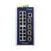 Planet IGS-20040MT, 16x RJ-45, 4x SFP, DIN, IP30, -40 až +75°C, Web/SNMPv3, VLAN, IGMPv3, ESD, IPv4/IPv6