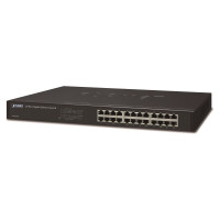 Planet GSW-2401 Switch 24x 10/100/1000, kov, rackmount, fanless