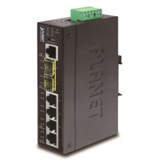 Planet IGS-5225-4T2S Průmyslový Switch 4x 10/100/1000T, 2x 100/1000X SFP, Web/SNMP, -40~+75°C