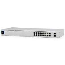 Ubiquiti UniFi Switch USW-16-POE - 16x Gbit RJ45, 2x SFP, 8x PoE 802.3af/at (PoE budget 42W)