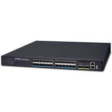 Planet XGS-5240-24X2QR L2+ switch, 24x10Gb SFP+, 2x40Gb QSFP+, HW/IP stack, VSF/Cluster switch, 2x power-in