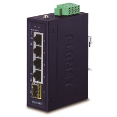 Planet IGS-510TF Průmyslový Switch 4x 1000Base-t, 1x SFP, dual power, 9-48VDC, -40 +75°C