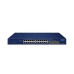 Planet GS-4210-24T4S switch L2/L4, 24x1Gb, 4xSFP, Web/SNMPv3 SSL/SSH, VLAN, QoS, fanless, 2x power-in