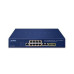 Planet GS-4210-8P2C PoE switch L2/L4, 10x GbE RJ-45, 2x SFP, 8x 802.3at do 120W, Web/SNMP v3, extend mód 10Mb