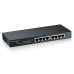 Zyxel GS1900-8 v2, 8 port GbE L2 smart switch, desktop, fanless