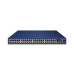 Planet GS-4210-48P4S PoE switch L2/L4, 48x 1000Base-T, 4x SFP, Web/SNMPv3, extend 10Mb/s, 802.3at 600W