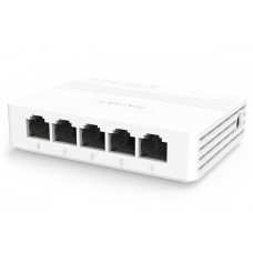 HIKVISION switch DS-3E0505D-E/ 5x port/ 10/100 Mbps RJ45 ports/ 1 Gbps/ napájení 5 VDC, 0.6 A