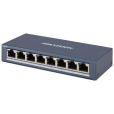 HIKVISION switch DS-3E0508-E(B)/ 8x port/ 10/100/1000 Mbps RJ45 ports/ 16 Gbps/ napájení 5 VDC, 1 A