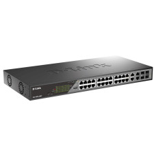 D-Link DSS-200G-28MP/E 28-Port Gigabit Ethernet PoE+ Surveillance Switch