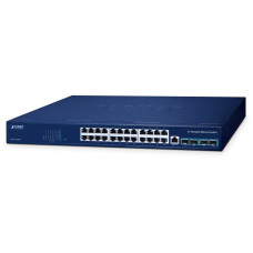 Planet GS-6311-24T4X switch L3, 24x1GE, 4x10G SFP+, fanless