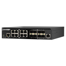 QNAP switch QSW-3216R-8S8T (8x 10G GbE porty + 8x 10G SFP+ porty, poloviční šířka)