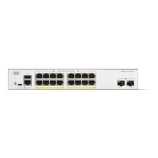 Cat1300 16-port GE Full PoE 2x1G SFP