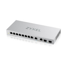 Zyxel  XGS1010-12 v2, 12-Port Gigabit Unmanaged Switch with 8-Port 1G + 2-Port 2.5G + 2-Port SFP+