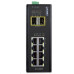 Planet IGS-1020TF, Switch, průmyslový, 8x 10/100/1000T, 2x 100/1000X SFP, -40~+75°C