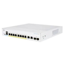 Cisco switch CBS350-8FP-E-2G-UK, 8xGbE RJ-45, 2xGbE RJ-45/SFP, fanless, PoE+, 120W - REFRESH