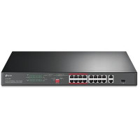 TP-Link TL-SL1218P Switch 16x 10/100Mbps PoE+ 2x GLAN 1x SFP 19