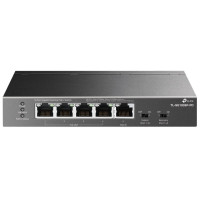 TP-Link TL-SG1005P-PD Switch 1x GLAN s PoE-in, 4x GLAN s PoE+ ( PoE extender switch až 250M _napájení 802.3bt)