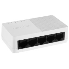 HIKVISION switch DS-3E0105D-O/ 5x port/ 10/100 Mbps RJ45 ports/ 1 Gbps/ napájení 5 VDC, 0.6 A