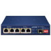 Planet BSP-115HP-5A Hybridní PoE solární switch, 5x1Gb,1x1Gb SFP, 1x PoE++ 802.3bt 60W + 4x PoE 802.3at, -20~65°C , IP30