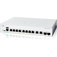 Cisco Catalyst switch C1300-8T-E-2G (8xGbE,2xGbE/SFP combo,fanless) - REFRESH