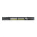Zyxel GS2220-28HP 28-port L2 Managed Gigabit PoE Switch, 24x gigabit RJ45, 4x gigabit RJ45/SFP, PoE 375 W