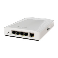 MikroTik Cloud Router Switch CRS304-4XG-IN, 1x GbE, 4x 10 GbE, Dual PSU, Dual boot, vč. L5