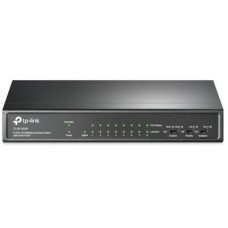 TP-Link TL-SF1009P 9-Port 10/100Mbps Desktop Switch with 8-Port PoE+