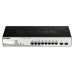 D-Link DGS-1210-08P Smart PoE switch, 8x GbE PoE+, 2x SFP, PoE 65W, fanless