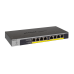 NETGEAR 8-port 10/100/1000Mbps Gigabit Ethernet, Flexible PoE, GS108LP