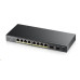 ZYXEL 10xGb/2xSFP 8xPOE switch GS1100-10HP v2