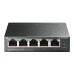 TP-Link TL-SF1005LP 5x10/100 (4xPOE) 41W Desktop Steel CCTV Switch