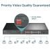 TP-Link TL-SL1218P 16xFE POE+ 150W 2xGb nonPOE,1xSFP CCTV switch