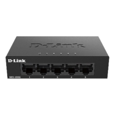 D-Link DGS-105GL Kovový 5-portový Gigabit stolní switch