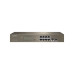 Tenda TEG5310P-8-150W Gigabit L3 PoE Switch 130W, 8x 1Gb/s PoE, 2x RJ45/SFP, STP, IGMP, VLAN, Rack