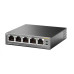 TP-Link TL-SF1005P 5x10/100 (4xPOE) 67W Desktop Steel CCTV Switch