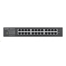 Zyxel GS1900-24Ev3, 24-port Desktop Gigabit Web Smart switch: 24x Gigabit metal, IPv6, 802.3az (Green)