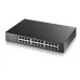 Zyxel GS1900-24Ev3, 24-port Desktop Gigabit Web Smart switch: 24x Gigabit metal, IPv6, 802.3az (Green)